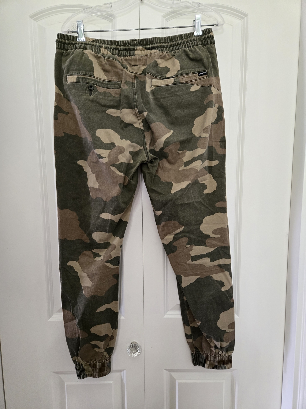 Men's Volcom Camo Jogger Pants - Olive & Tan
